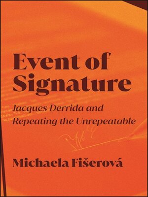 cover image of Event of Signature
